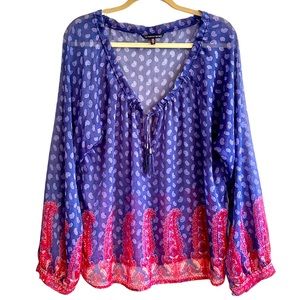 NWOT Vintage Victoria’s Secret Sheer Blouse